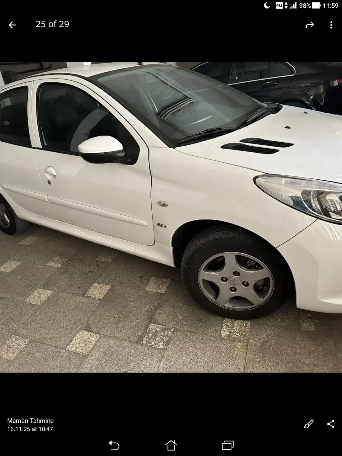 پژو۲۰۷ مدل۹۰ اصل فرانسه بدون رنگ|خودرو سواری و وانت|مشهد, کوه سنگی|دیوار