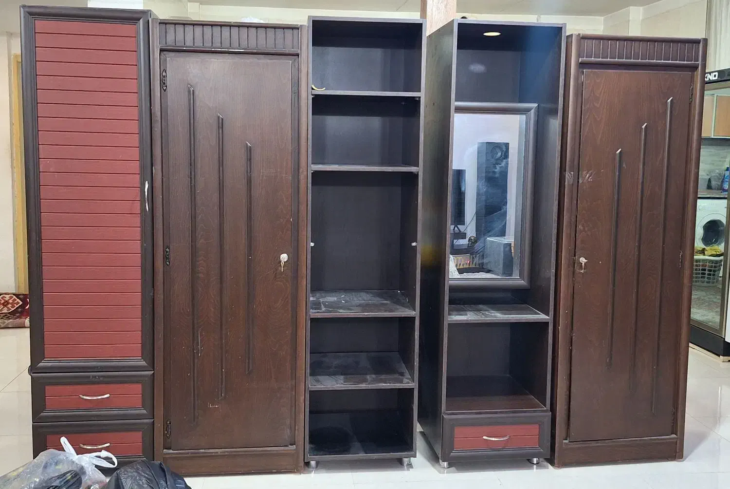 فروش کمد|جاکفشی، کمد، دراور|برخوار, |دیوار