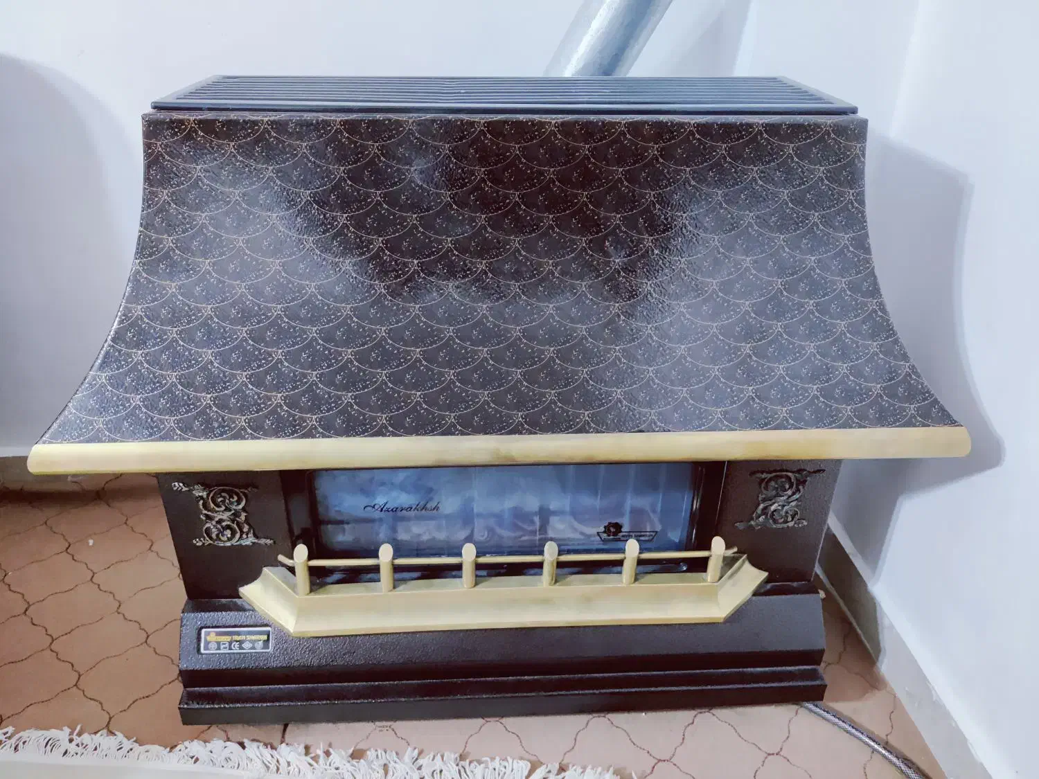 بخاری گازسوز ایران شرق طرح شومینه|بخاری، هیتر، شومینه|خلخال, |دیوار