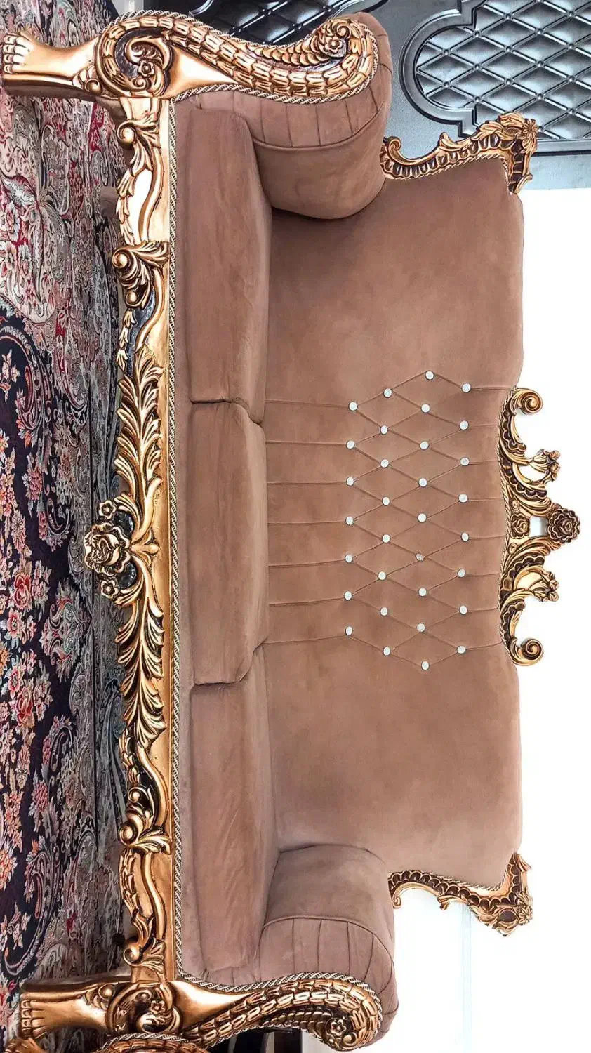 فروش مبل 7نفره همراه با میز عسلی|مبلمان خانگی و میز عسلی|شراء, |دیوار