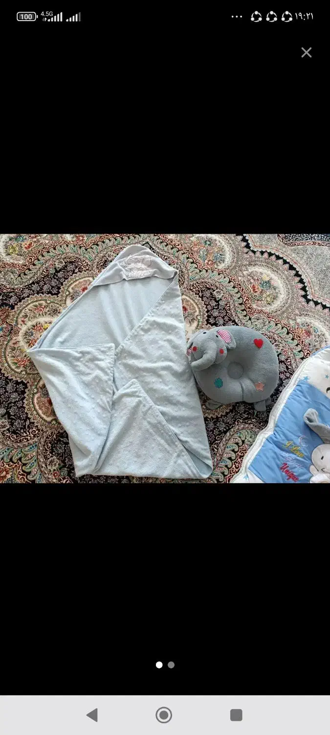 بالشت و قنداق پیچ نوزاد|اسباب و اثاث بچه|گرمدره, |دیوار