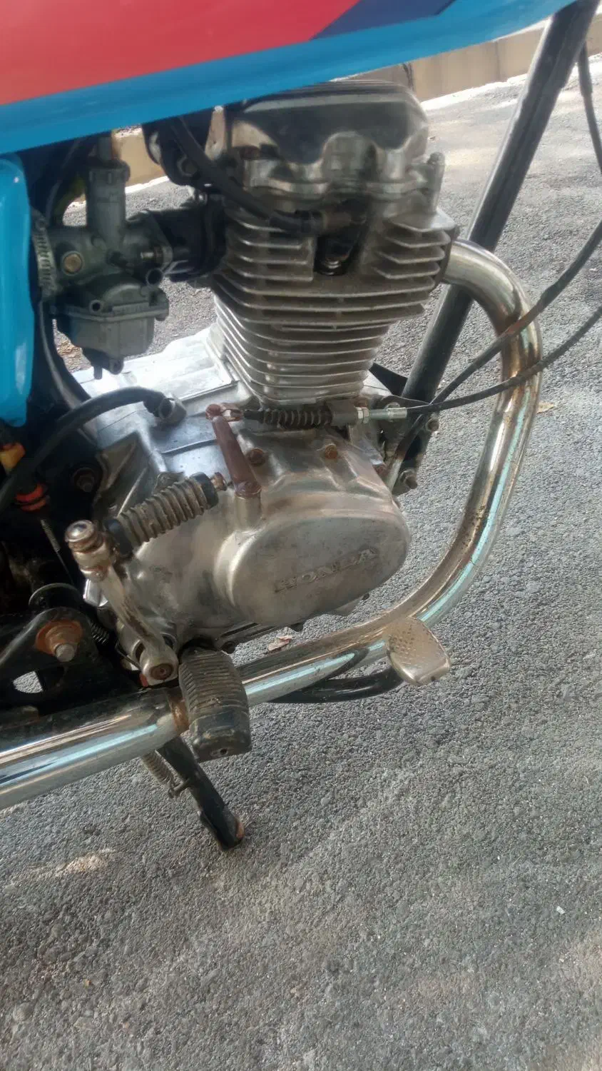 موتورهندا مزایده|موتورسیکلت|نوشین شهر, |دیوار