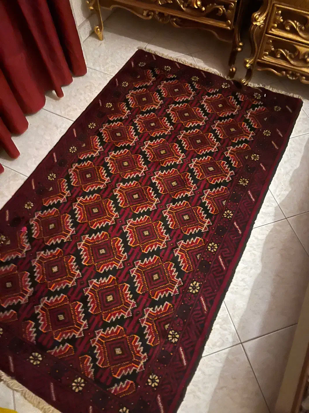 قالیچه دستبافت نو تمام پشم|فرش|تهران, ایوانک|دیوار