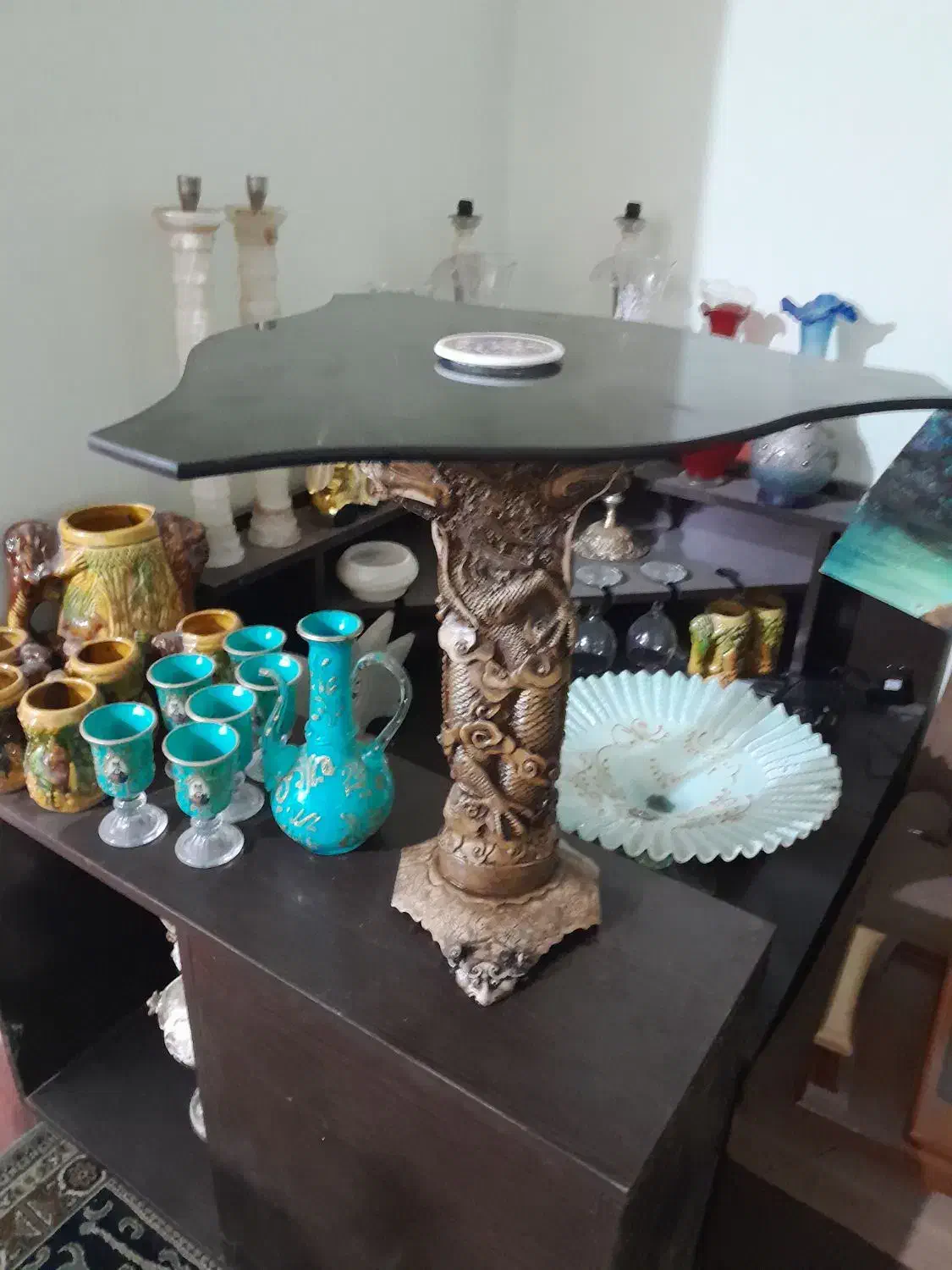 وسایل چوبی دکوری قدیمی  زیرقیمت|کلکسیون اشیاء عتیقه|تهران, خواجه نظام الملک|دیوار