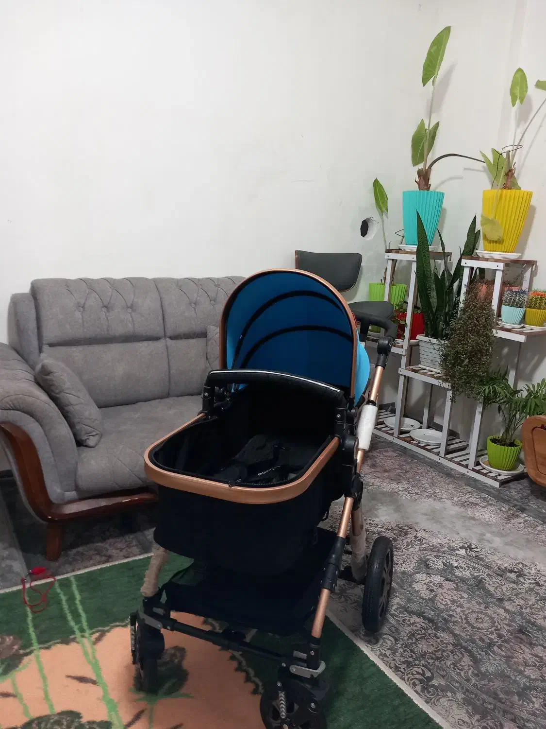 فروش کالسکه بلکو لوکس در حد نو|کالسکه و لوازم جانبی|کرمانشاه, |دیوار