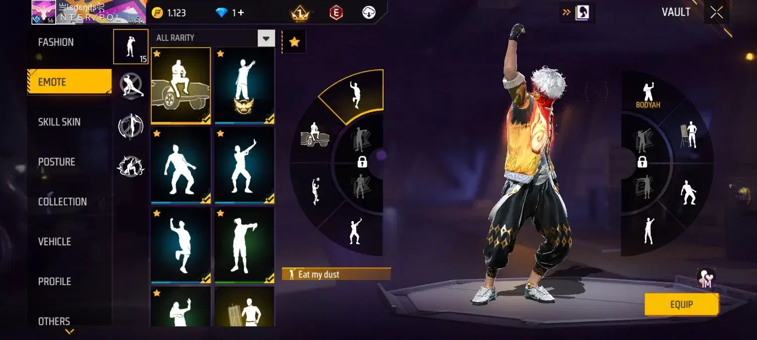 اکانت فری فایر لول 56|کنسول، بازی ویدئویی و آنلاین|خلخال, |دیوار