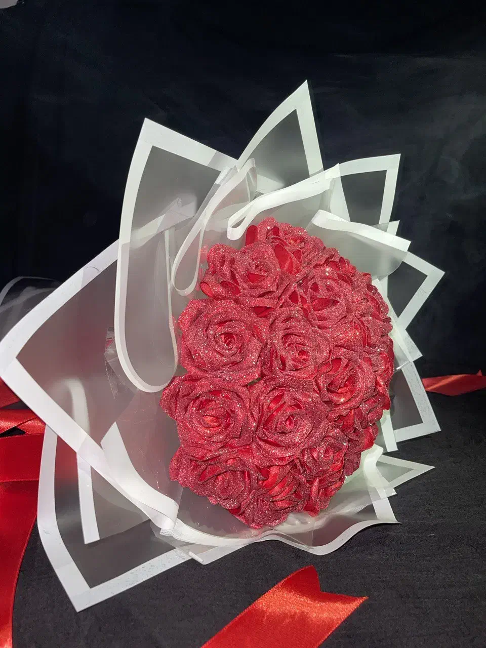 گل رز ربانی ماندگار|صنایع دستی و سایر لوازم تزئینی|رشت, حومه رشت|دیوار