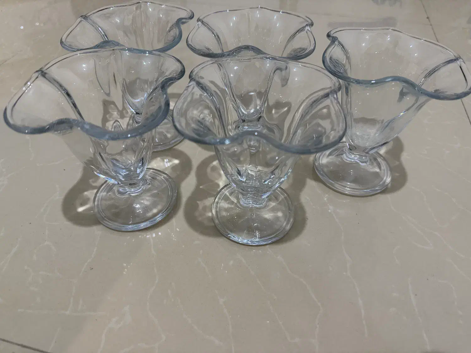 ظرف  بستنی خوردی و دسر و ژله شیشه ای|ظروف سرو و پذیرایی|تهران, امانیه|دیوار