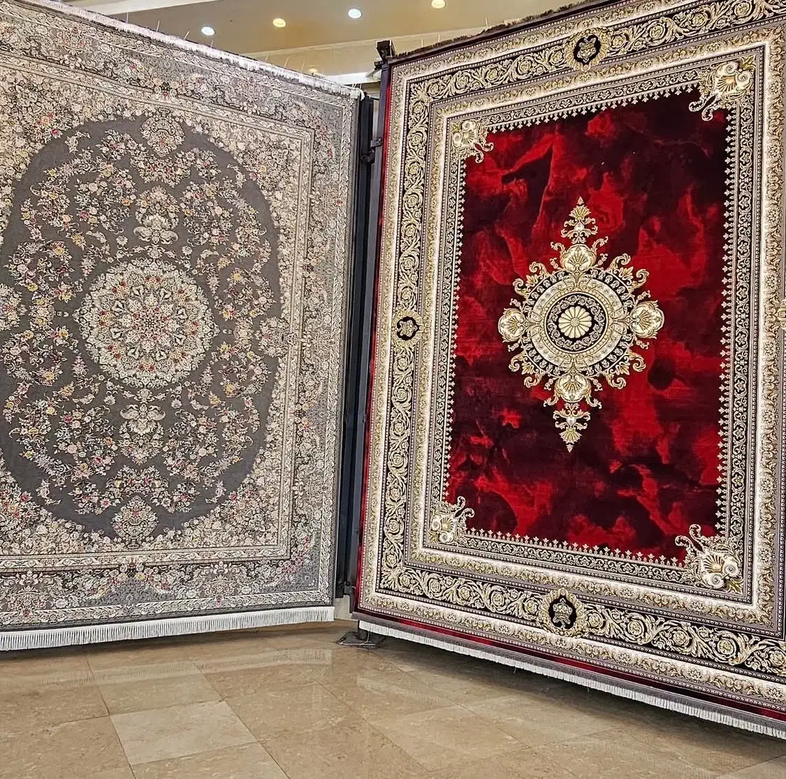فرش ببین/فرش بپسند/فرش بخر/فرش ببر/هدیه بگیر|فرش|شیراز, لاله|دیوار