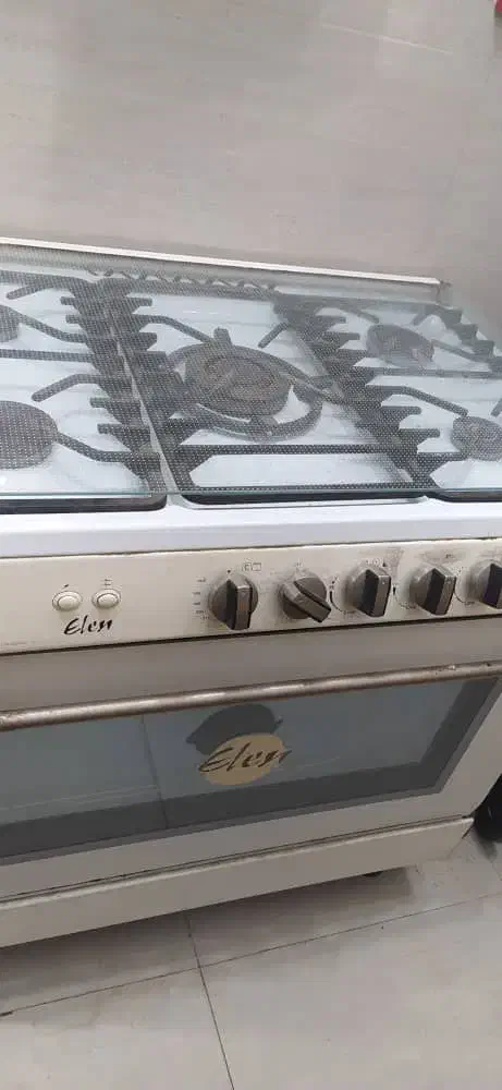 گاز فر دار پنج شعله کاملا سالم|اجاق گاز و لوازم برقی پخت‌وپز|رشت, پل تالشان|دیوار