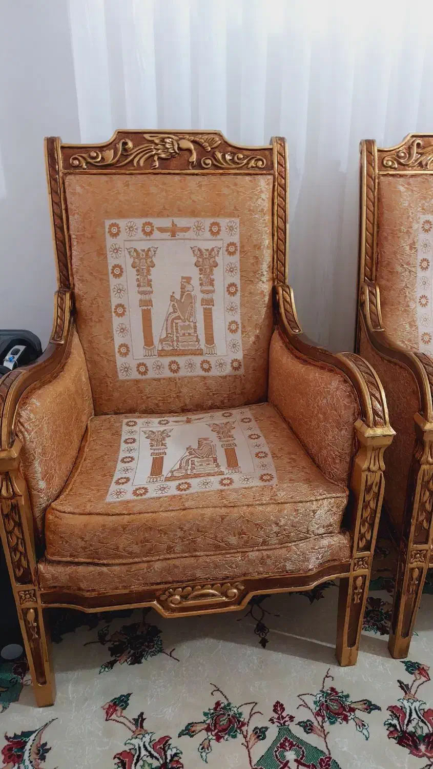 فروش مبل ۹ نفره سلطنتی|مبلمان خانگی و میز عسلی|ایلام, |دیوار