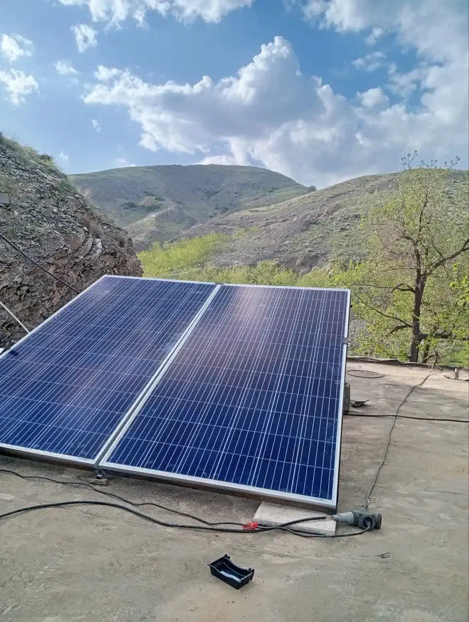 پنل خورشیدی/برق خورشیدی /اینورتر /باطری /نیروگاه|مصالح و تجهیزات ساختمان|رشت, لاکانی|دیوار