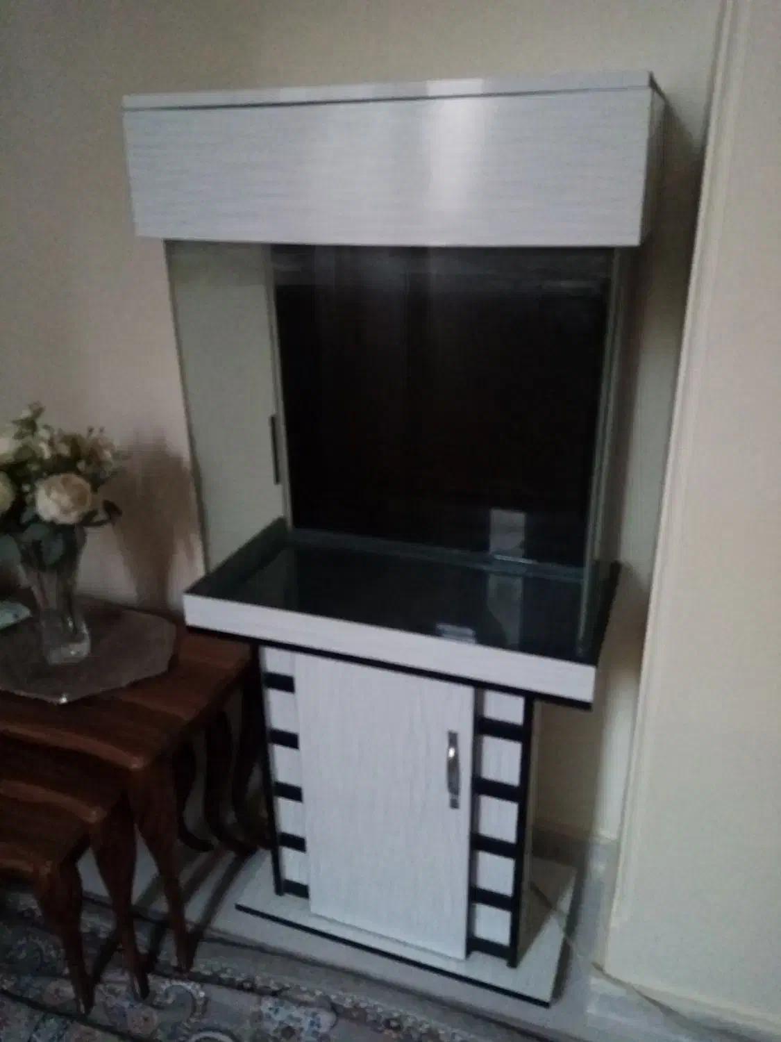 آکواریوم شیشه خم 108 لیتری|ماهی|ری, دولتآباد|دیوار