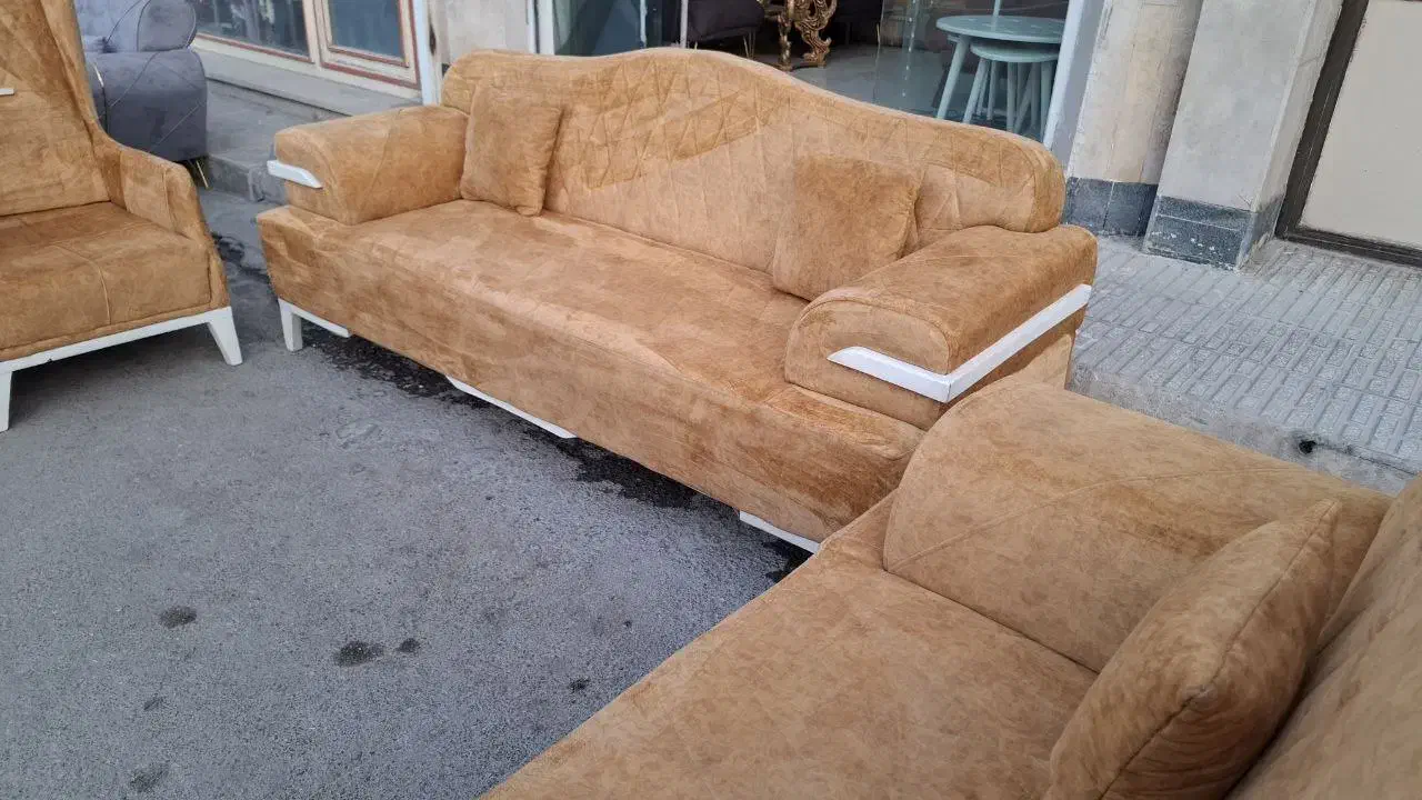 مبل اقلیما هفت نفره شسته شده مبلمان پوریا|مبلمان خانگی و میز عسلی|کرمانشاه, |دیوار