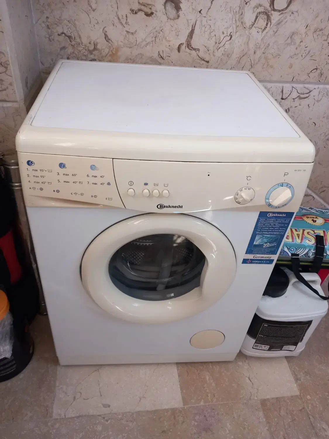 لباسشویی باگنشت|ماشین لباسشویی و خشککن لباس|اندیشه, اندیشه فاز ۴|دیوار