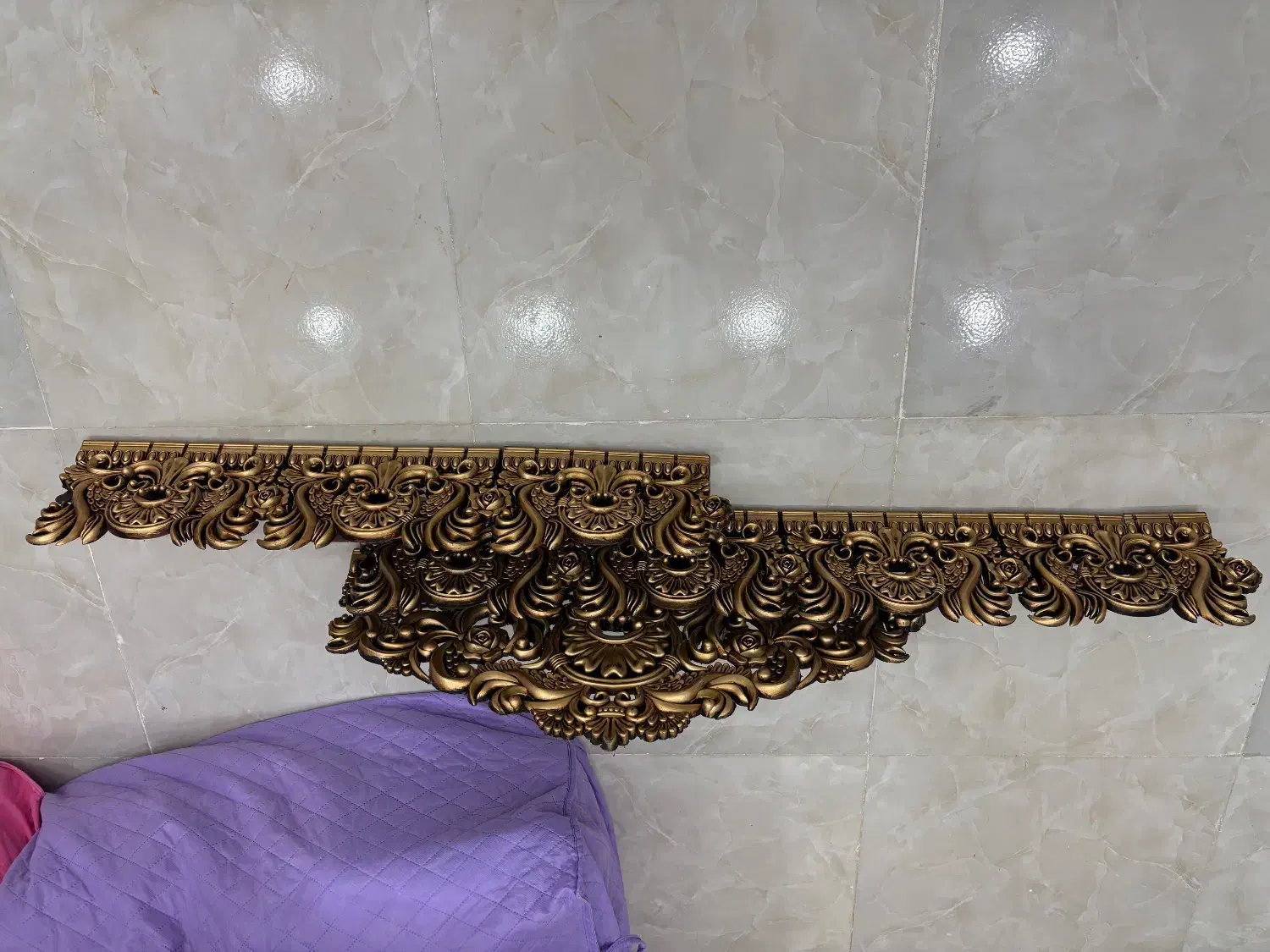 کتیبه پرده نووسالم ۳تکه|پرده، رانر، رومیزی|ایذه, |دیوار
