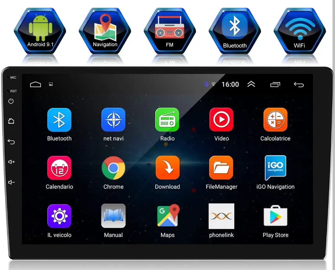 مانیتور اندروید خودرو اقساط|قطعات یدکی و لوازم جانبی|اراک, |دیوار