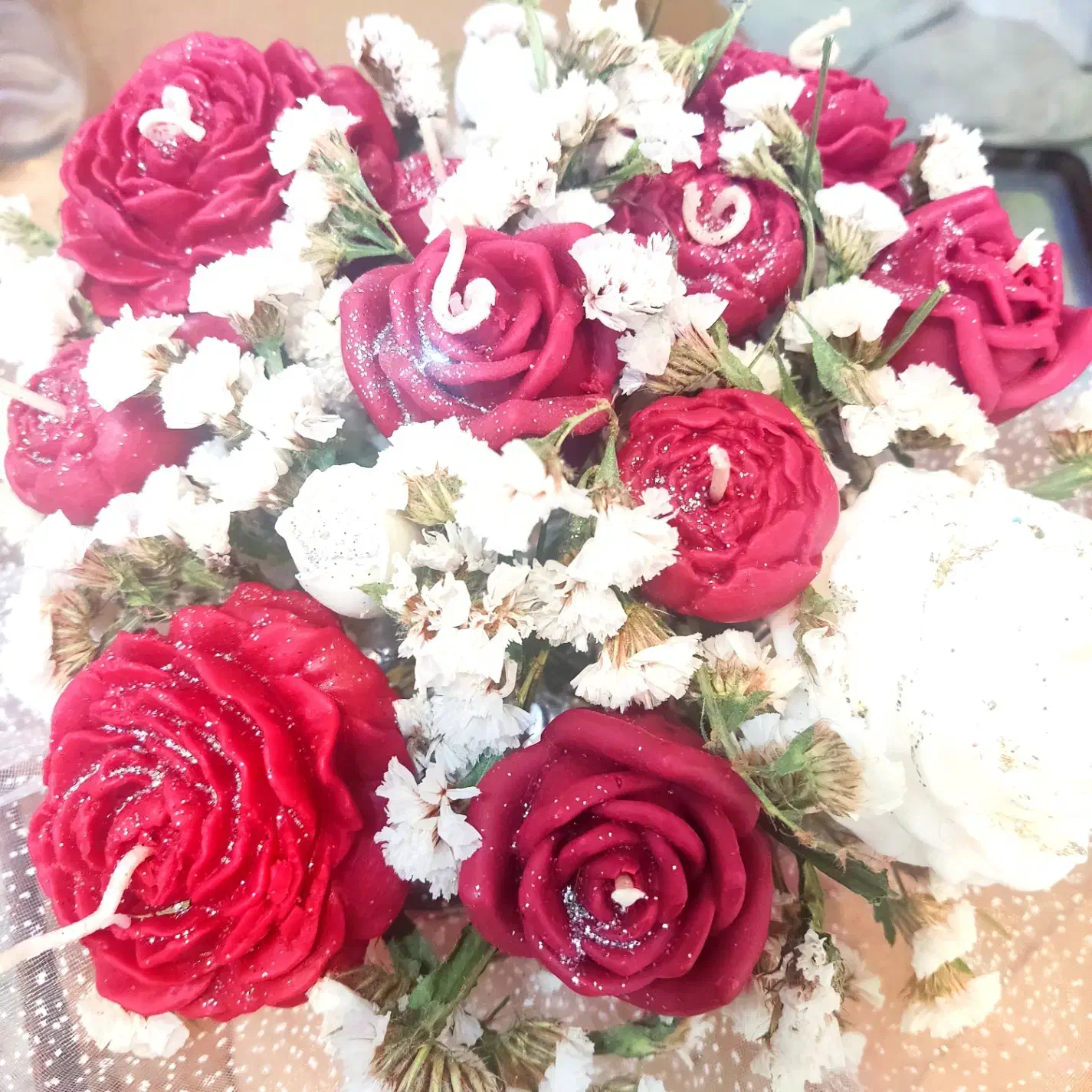 باکس های گلهای شمعی جذاب|صنایع دستی و سایر لوازم تزئینی|شهرضا, |دیوار