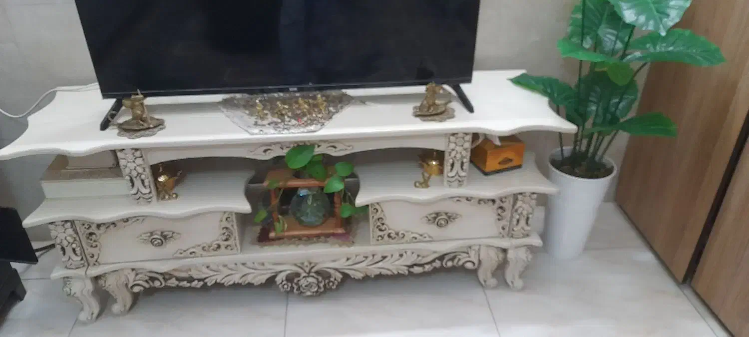 میز تلوزیون رنگ استخوانی|میز تلویزیون|پاکدشت, پاکدشت (مامازند)|دیوار