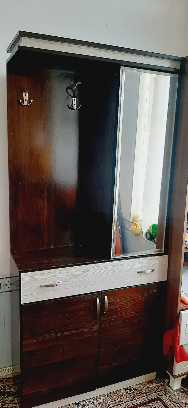 کمد و جاکفشی|جاکفشی، کمد، دراور|فسا, |دیوار