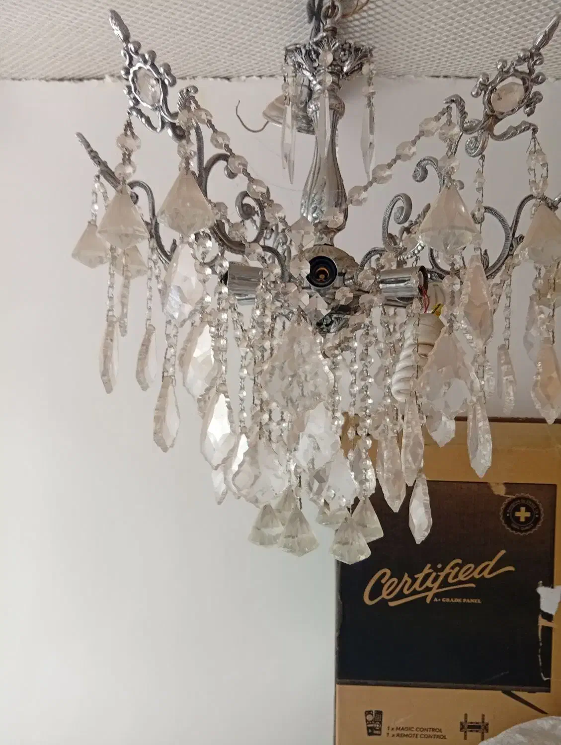 لوستر|لوستر و چراغ آویز|آذرشهر, |دیوار