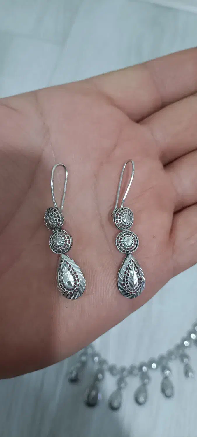 نیم ست نقره|جواهرات|ماکو, |دیوار