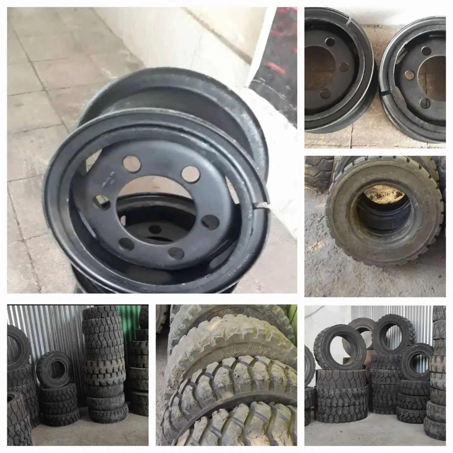 انواع رینگ و لاستیک لیفتراک نو و استوک|ماشینآلات صنعتی|ری, دولتآباد|دیوار