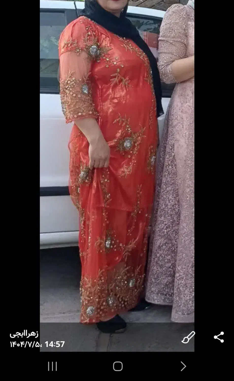 لباس کردی قرمزسایز ۴۴، ۴۶ گلبهی سایز ۳۸، ۳۶|لباس|رباط‌کریم, نصیرشهر|دیوار