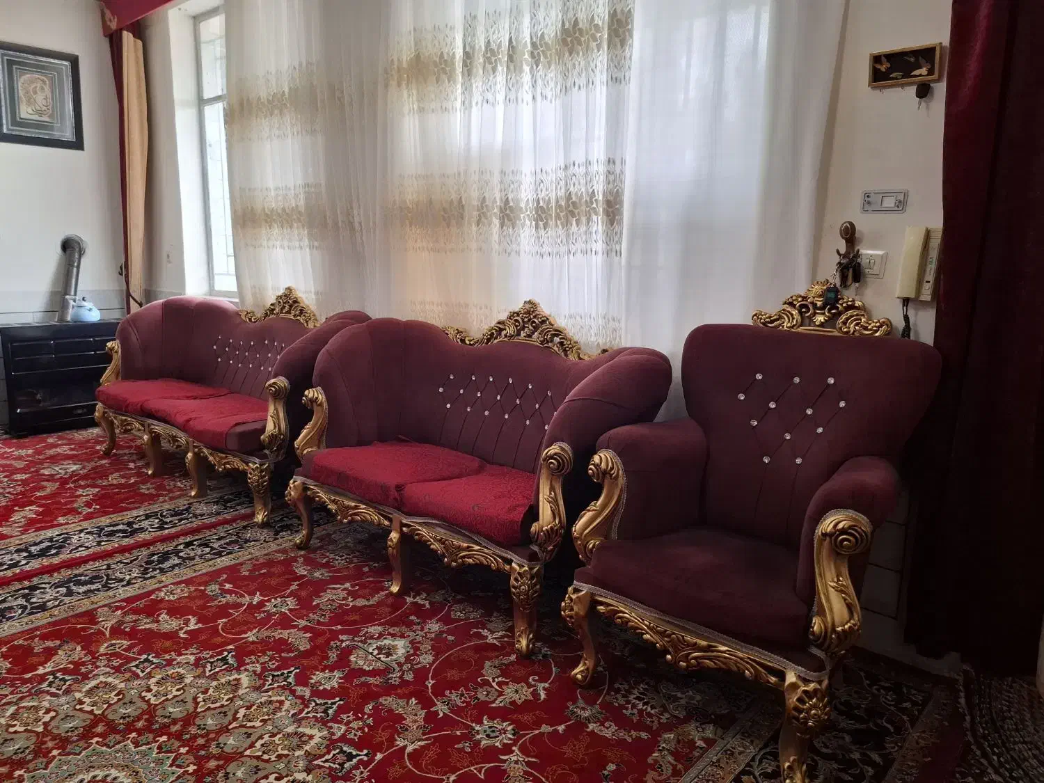 مبل|مبلمان خانگی و میز عسلی|سده (خراسان جنوبی), |دیوار