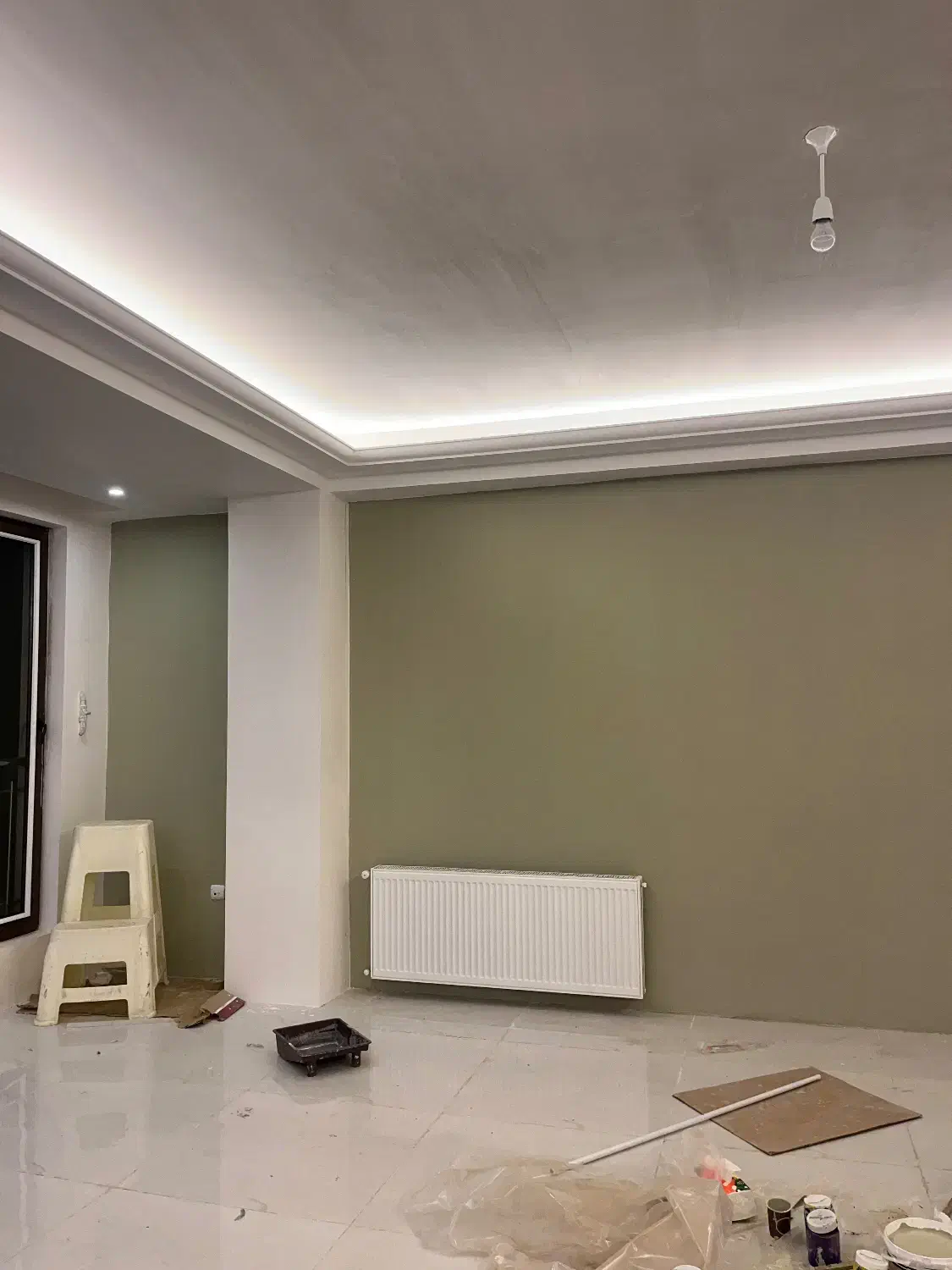 رنگ دیوار سبز ماچا|مصالح و تجهیزات ساختمان|آذرشهر, |دیوار