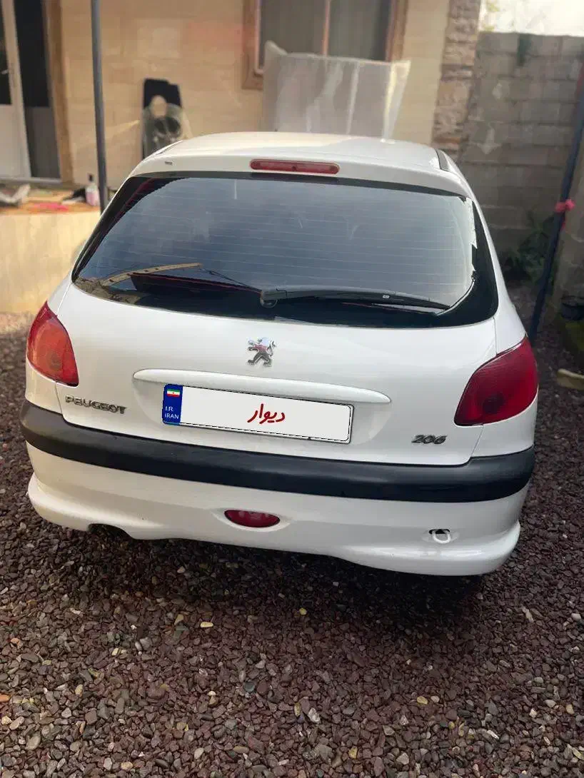 206 مدل 90 بسیار تمیز و بی رنگ|خودرو سواری و وانت|صومعهسرا, |دیوار