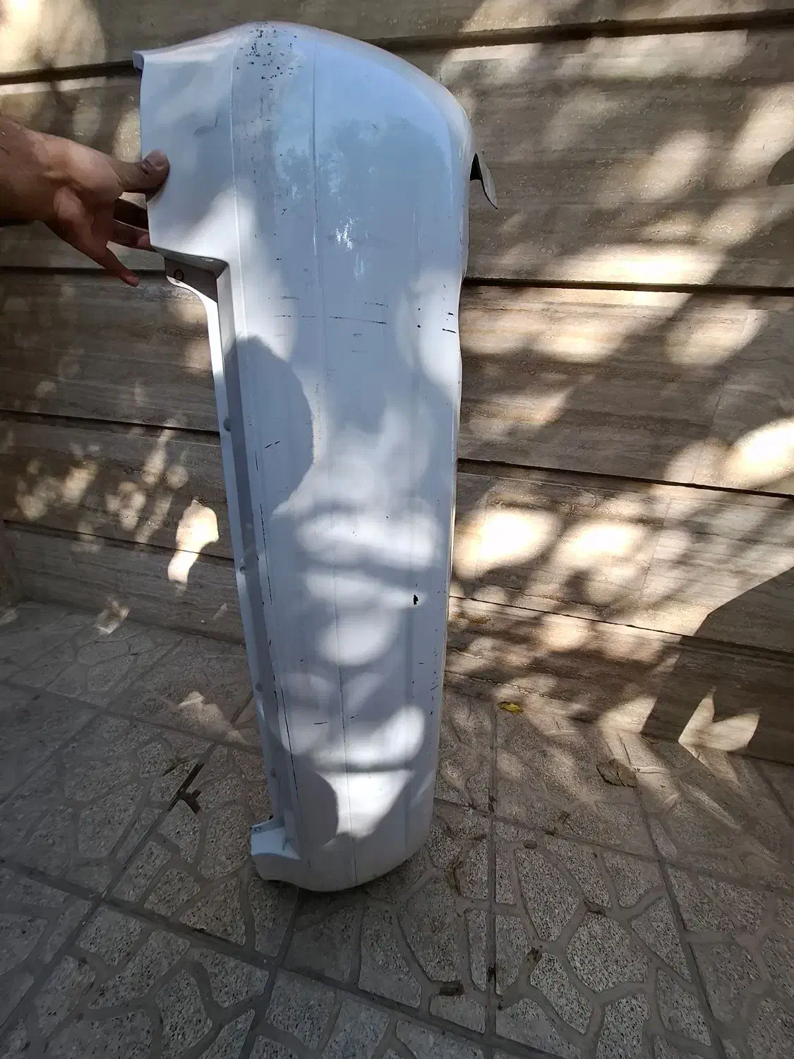 ** سپر عقب تیبا فابریک سایپا سفید **|قطعات یدکی و لوازم جانبی|مشهد, انقلاب|دیوار