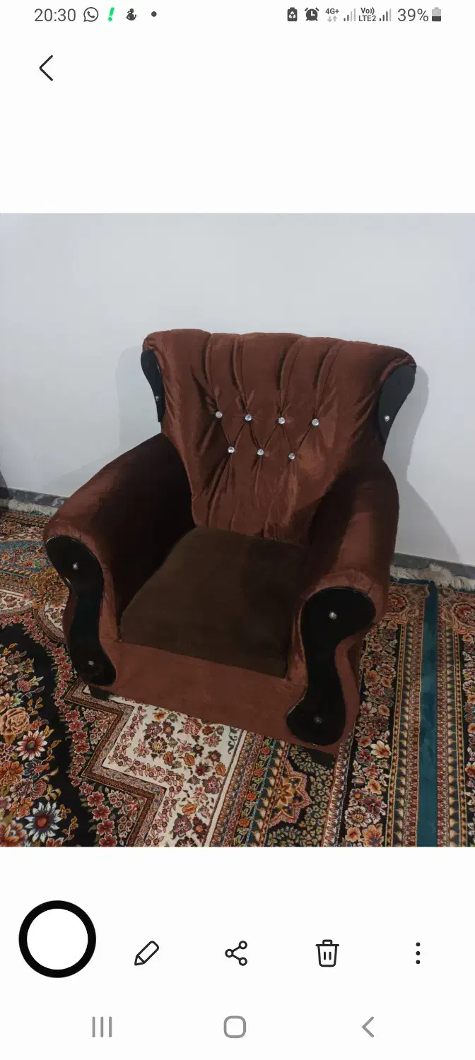 فروش مبل هفت نفره سالم و ارزان|مبلمان خانگی و میز عسلی|بهشهر, |دیوار