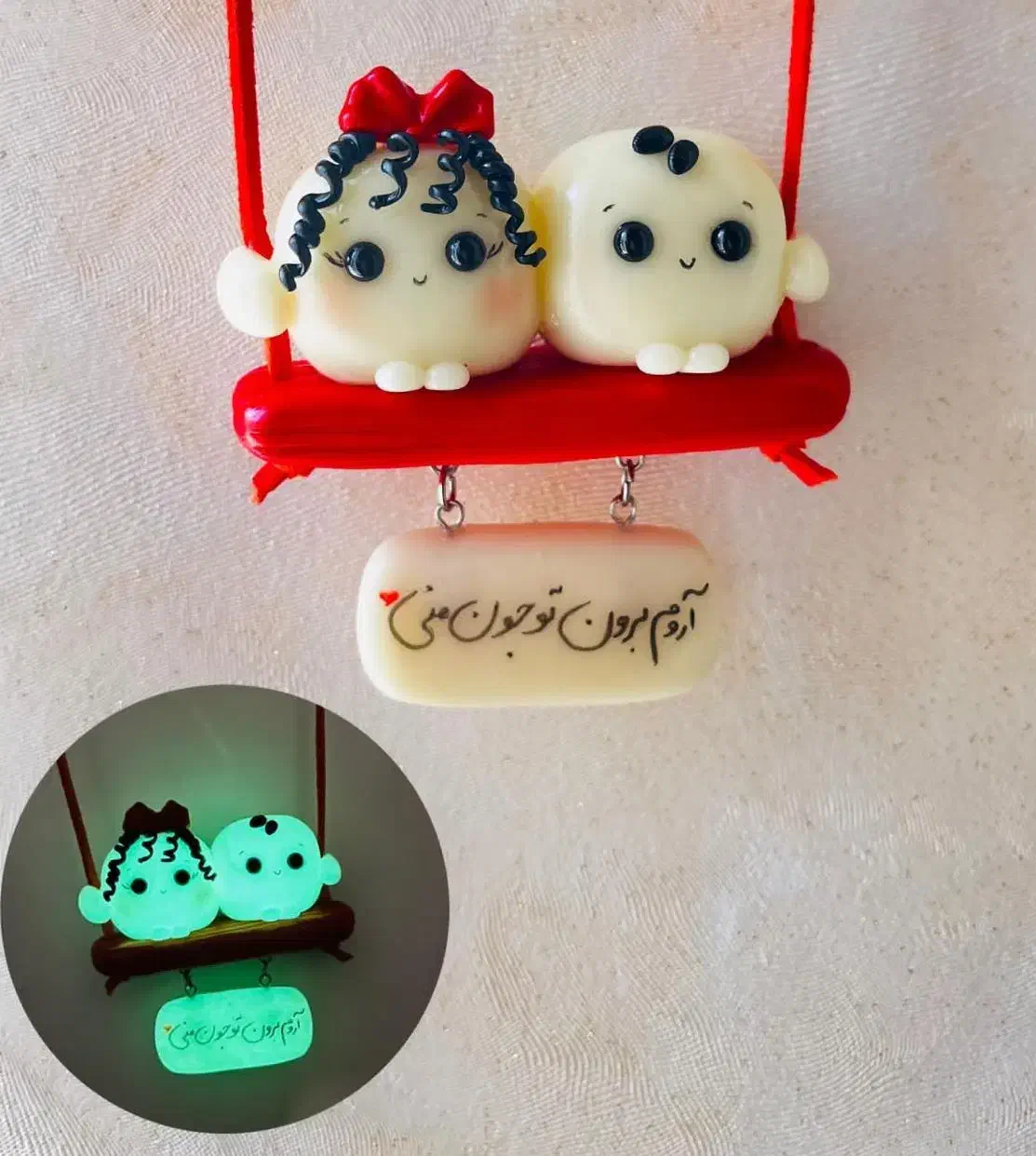 آویز آینه ماشین تزیینی|صنایع دستی و سایر لوازم تزئینی|کازرون, |دیوار