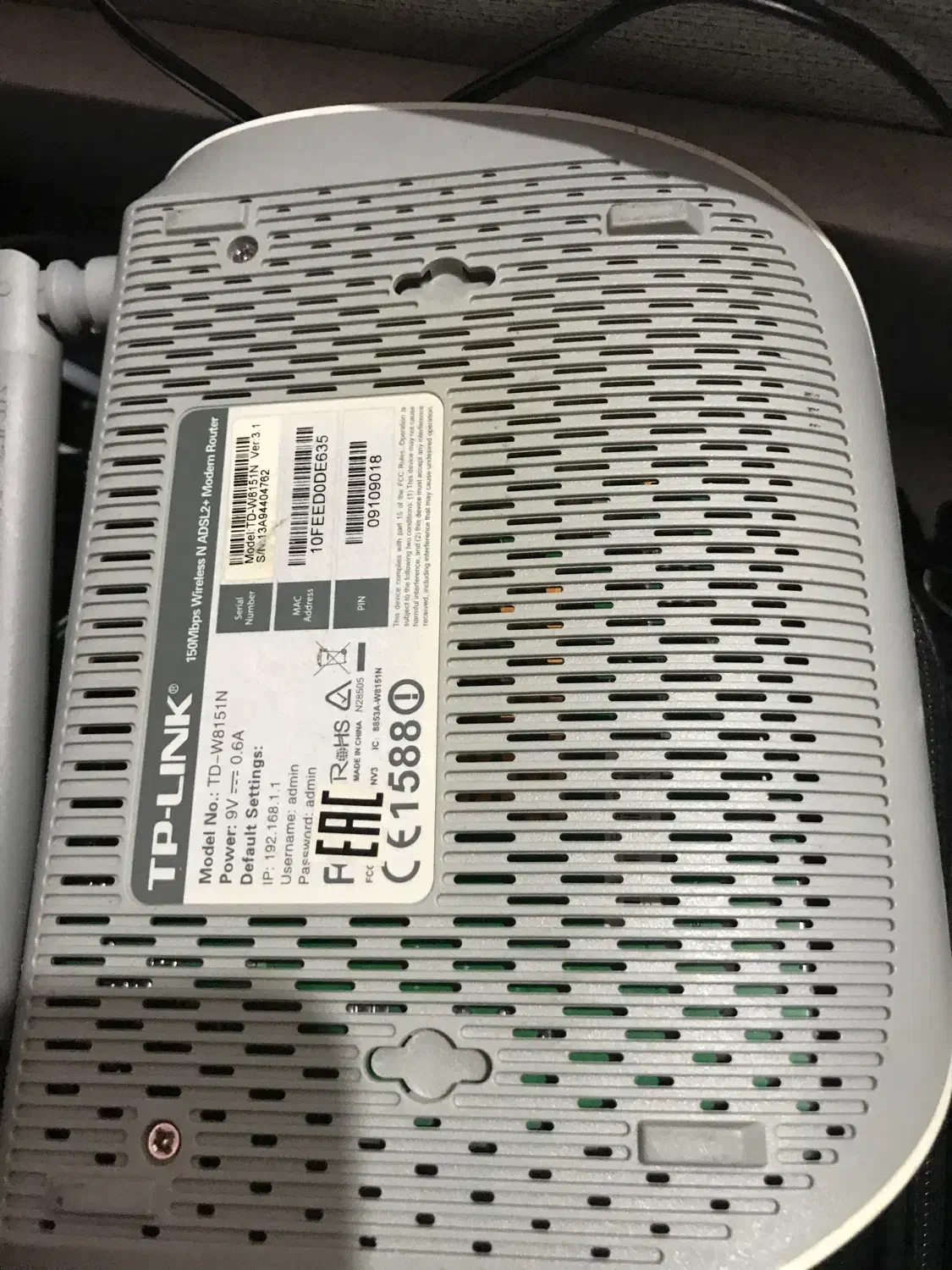 مودم وای فای tp link|مودم و تجهیزات شبکه|کرج, شهرک کیوانیه(معراج)|دیوار