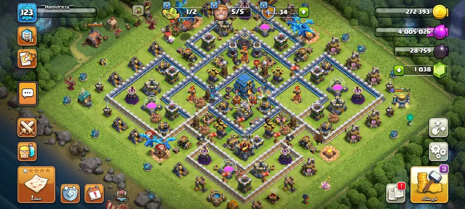 کلش اف کلنز تان هال 12 مکس|کنسول، بازی ویدئویی و آنلاین|شاهین دژ, |دیوار