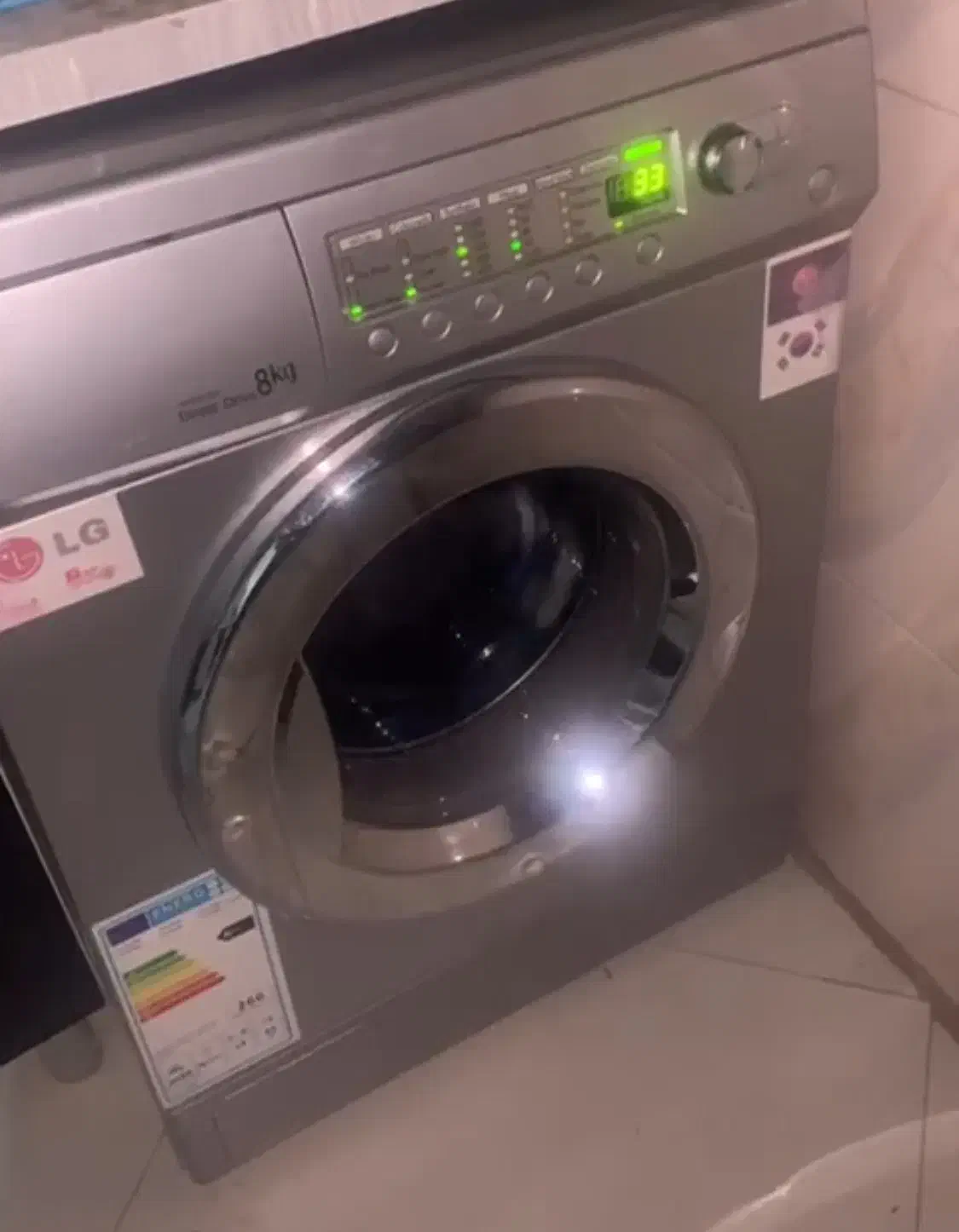 لباسشویی هشت کیلویی ال جی|ماشین لباسشویی و خشککن لباس|تهران, مجیدآباد|دیوار