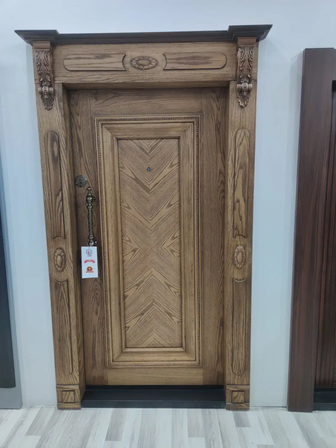 درب ضدسرقت چوب cnc نمای کامپوزیت کرکره‌برقی کدF135|مصالح و تجهیزات ساختمان|سرخرود, |دیوار