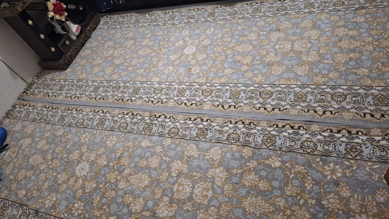 دوتا گلیم کناره ای|گلیم، جاجیم، گبه|کرمان, |دیوار