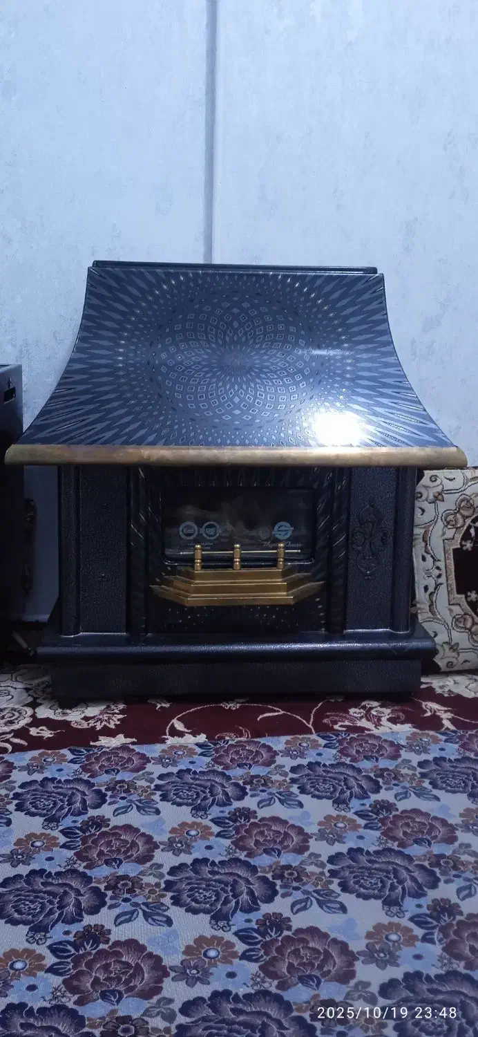 بخاری‌گازی‌ساده‌وطرح‌شومینه|بخاری، هیتر، شومینه|سنندج, |دیوار