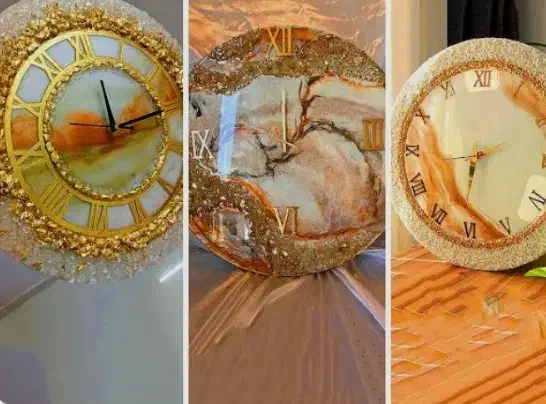 قبول سفارشات انواع ساعت رزین با تخفیفات روز مادر|ساعت دیواری و تزئینی|کرمان, |دیوار