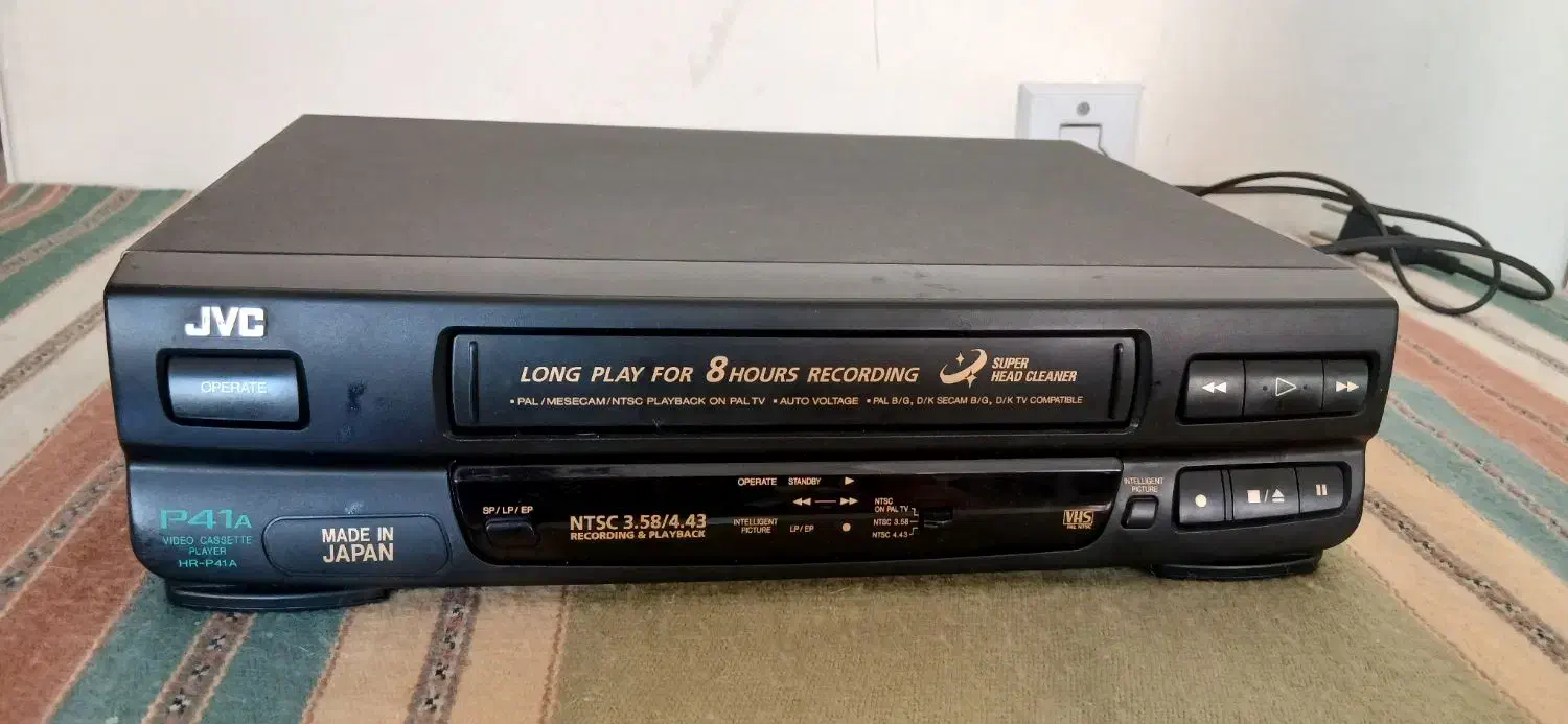 فروش دستگاه ویدئو کاست جی وی سی ژاپن اصل|صوتی و تصویری|تهران, جنتآباد جنوبی|دیوار