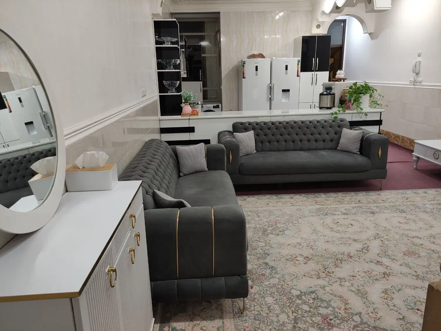 ست مبل ۸نفره|مبلمان خانگی و میز عسلی|دوگنبدان, |دیوار