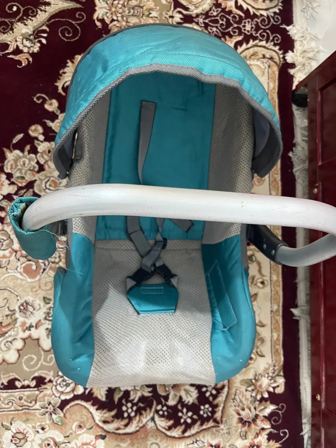 گهواره چوبی نوزاد قابلیت تکان دادن وکریر|کالسکه و لوازم جانبی|ایرانشهر, |دیوار