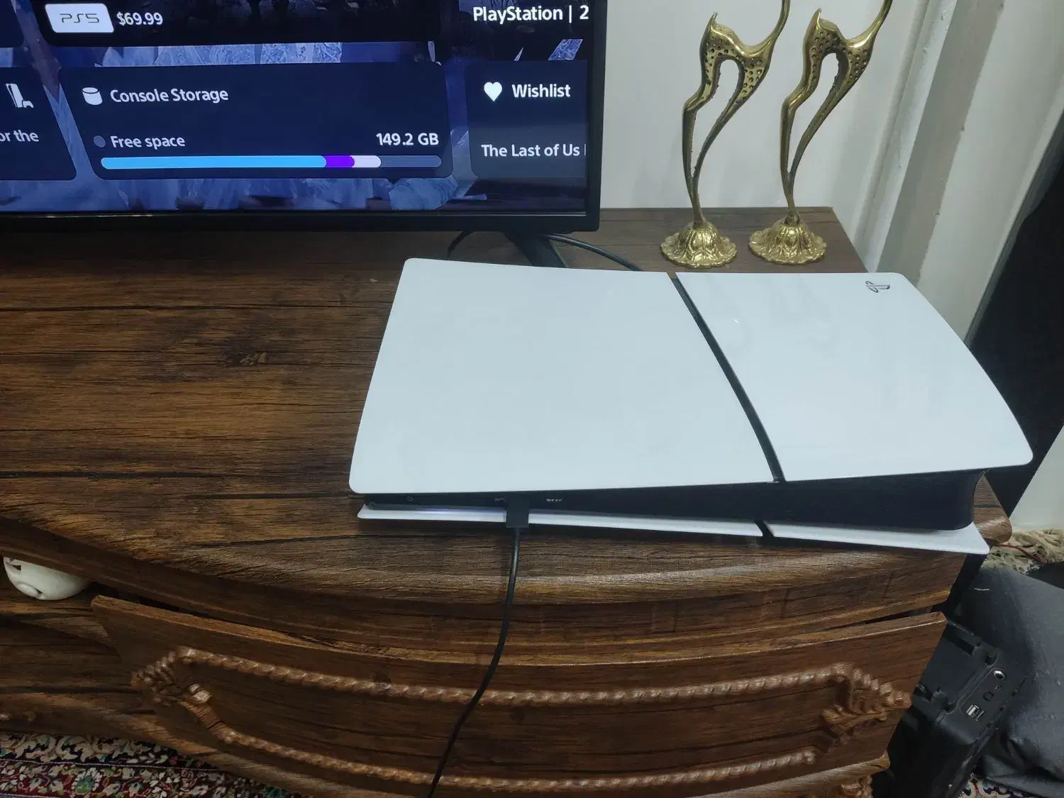 Ps5 Slim با کارتن و در حد نو|کنسول، بازی ویدئویی و آنلاین|تهران, قصر فیروزه ۲|دیوار