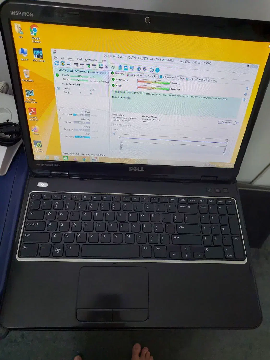 لپ تاپ دل ۵۱۱۰ کورای ۵ نسل۲|رایانه همراه|تهران, سازمان برنامه شمالی|دیوار