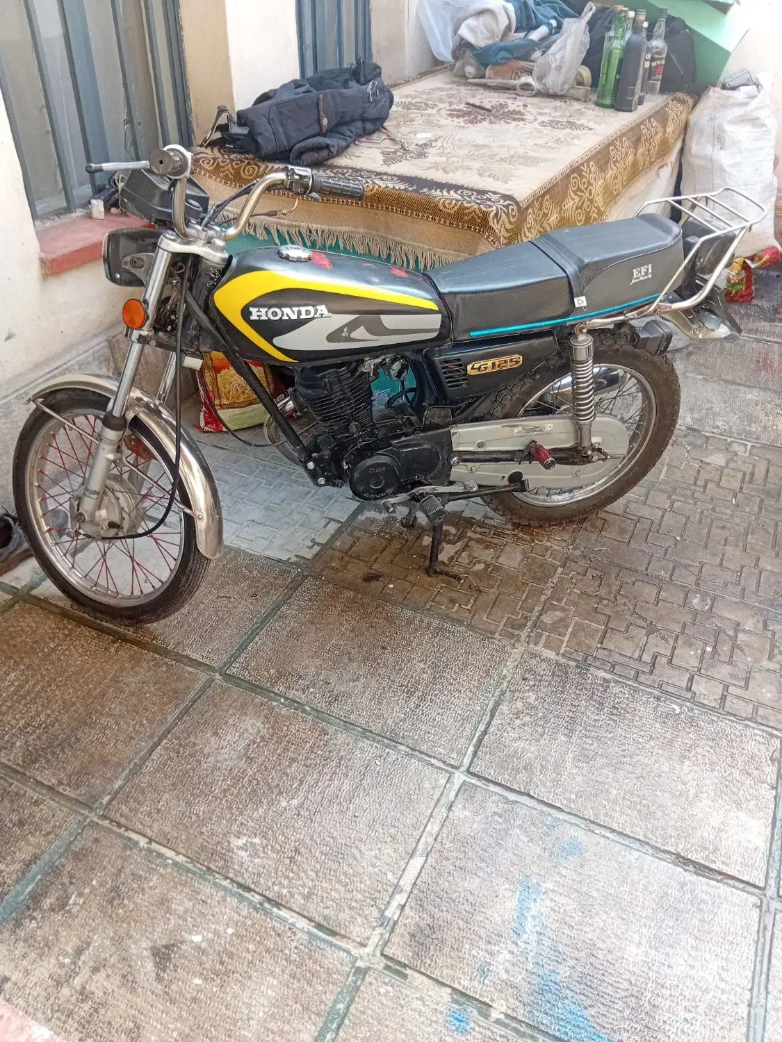 ۱۲۵هوندا مزایده|موتورسیکلت|ارومیه, |دیوار