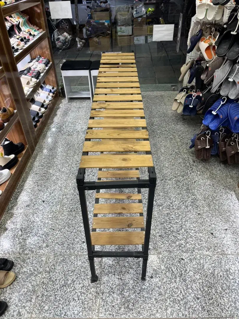 ویترین دو طبقه چوبی آلمینیوم|بوفه، ویترین، کنسول|قیدار, |دیوار