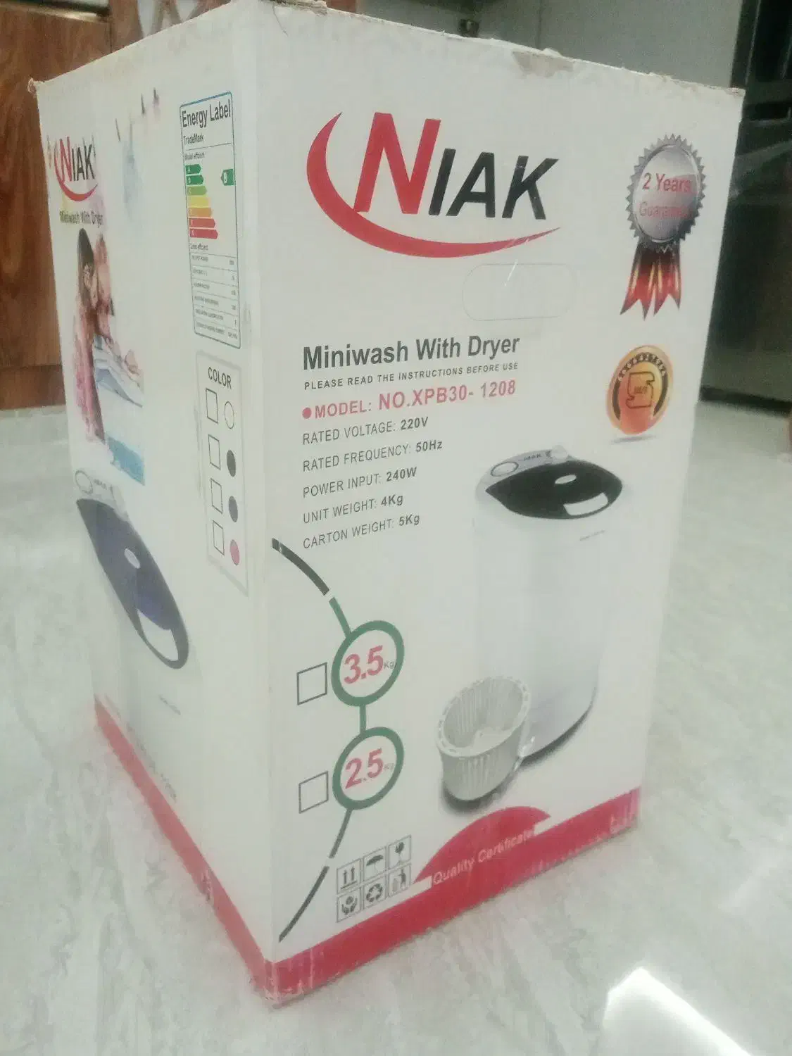 کهنه شور بچه اصلا ازکارتن بیرون نیاوریم بهترن مارک|ماشین لباسشویی و خشک‌کن لباس|سنندج, |دیوار