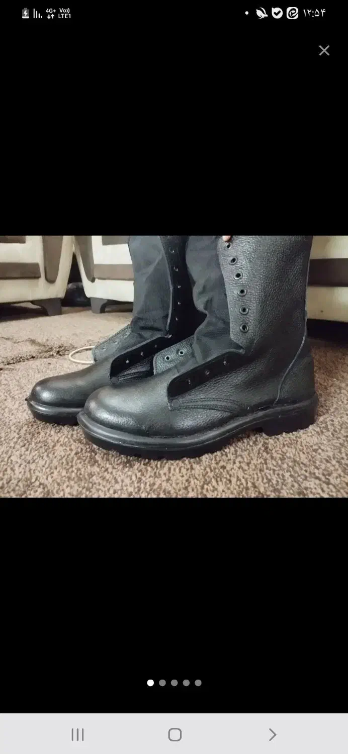 پوتین سربازی|کیف، کفش، کمربند|یزد, |دیوار